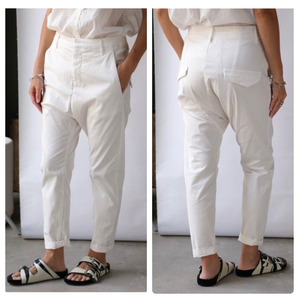 Nili Lotan Paris pants size 0 eggshell white New